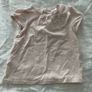 H&M girls pink T 1 1/2-2Y new